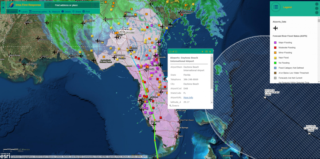 Irma First Response Live Map